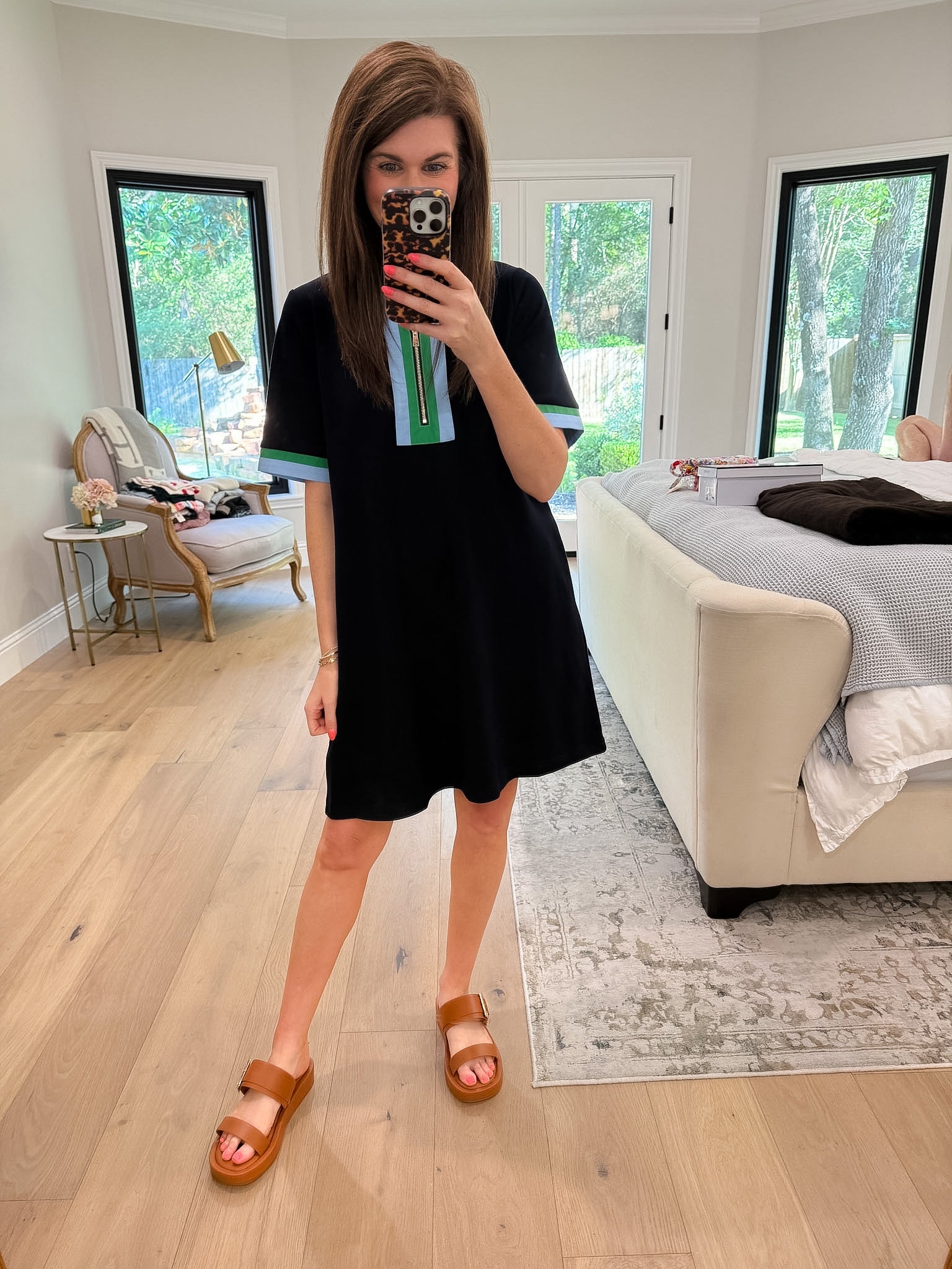 Harbor Club Dress in Navy