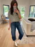 Carefree Spots Tee in Gray
