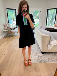 Harbor Club Dress in Navy
