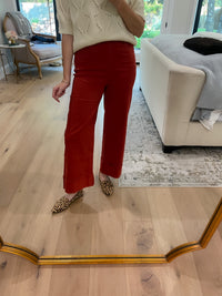 Camden Cuffed Jeans in Rust