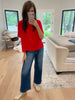 Simply Stated Tee in Red
