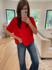 Simply Stated Tee in Red