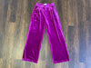 Holiday Magic Velvet Trousers in Magenta