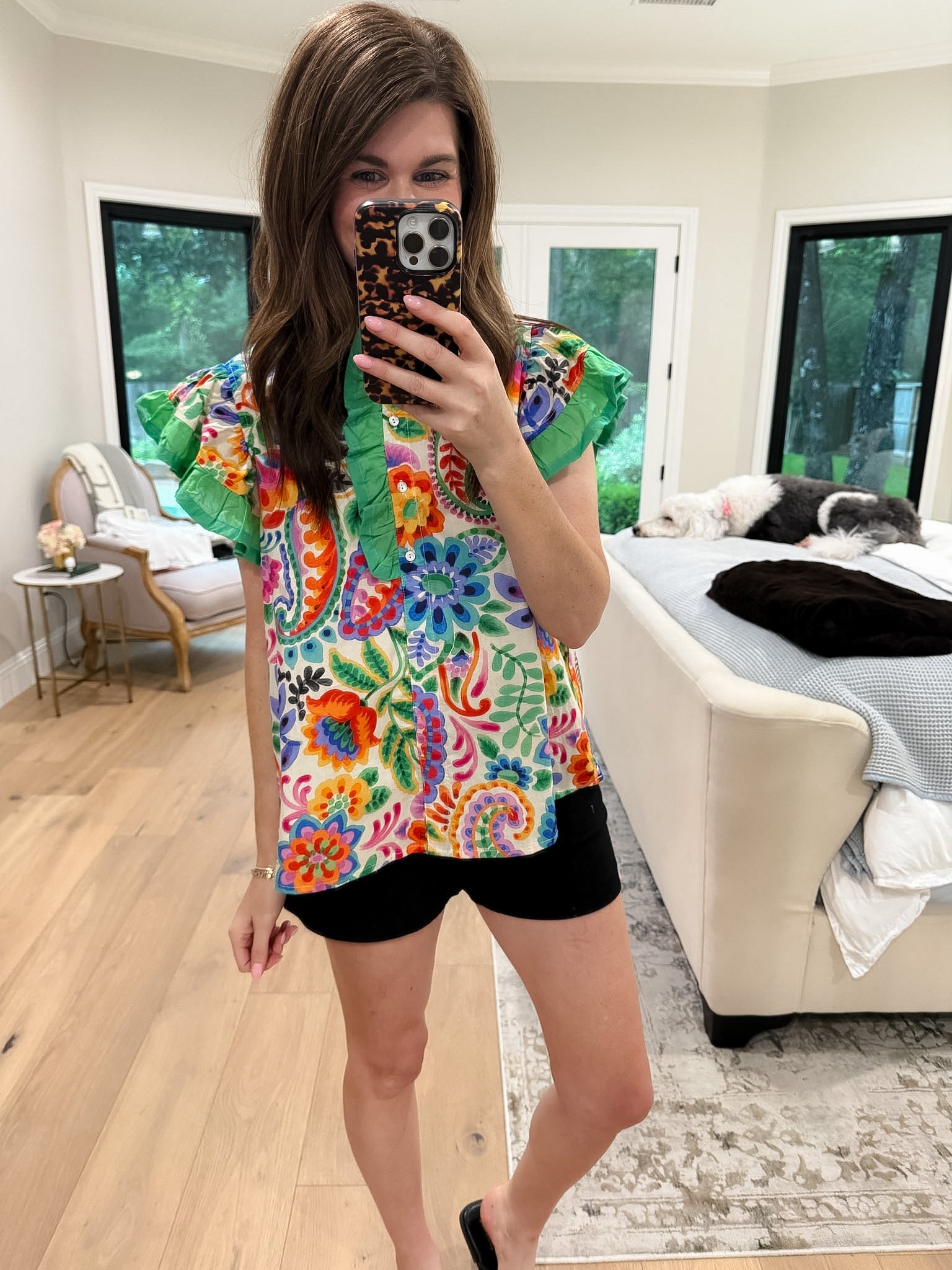 Be So Bold Floral Top in Cream