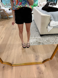 Summer Happiness Shorts in Black