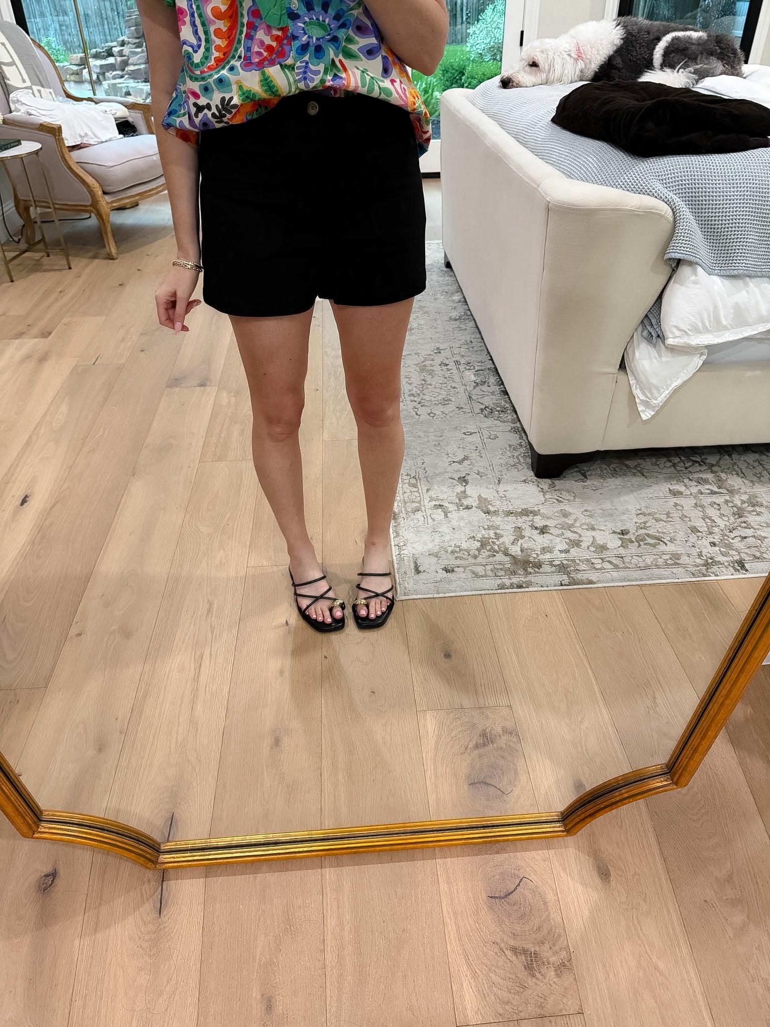 Summer Happiness Shorts in Black