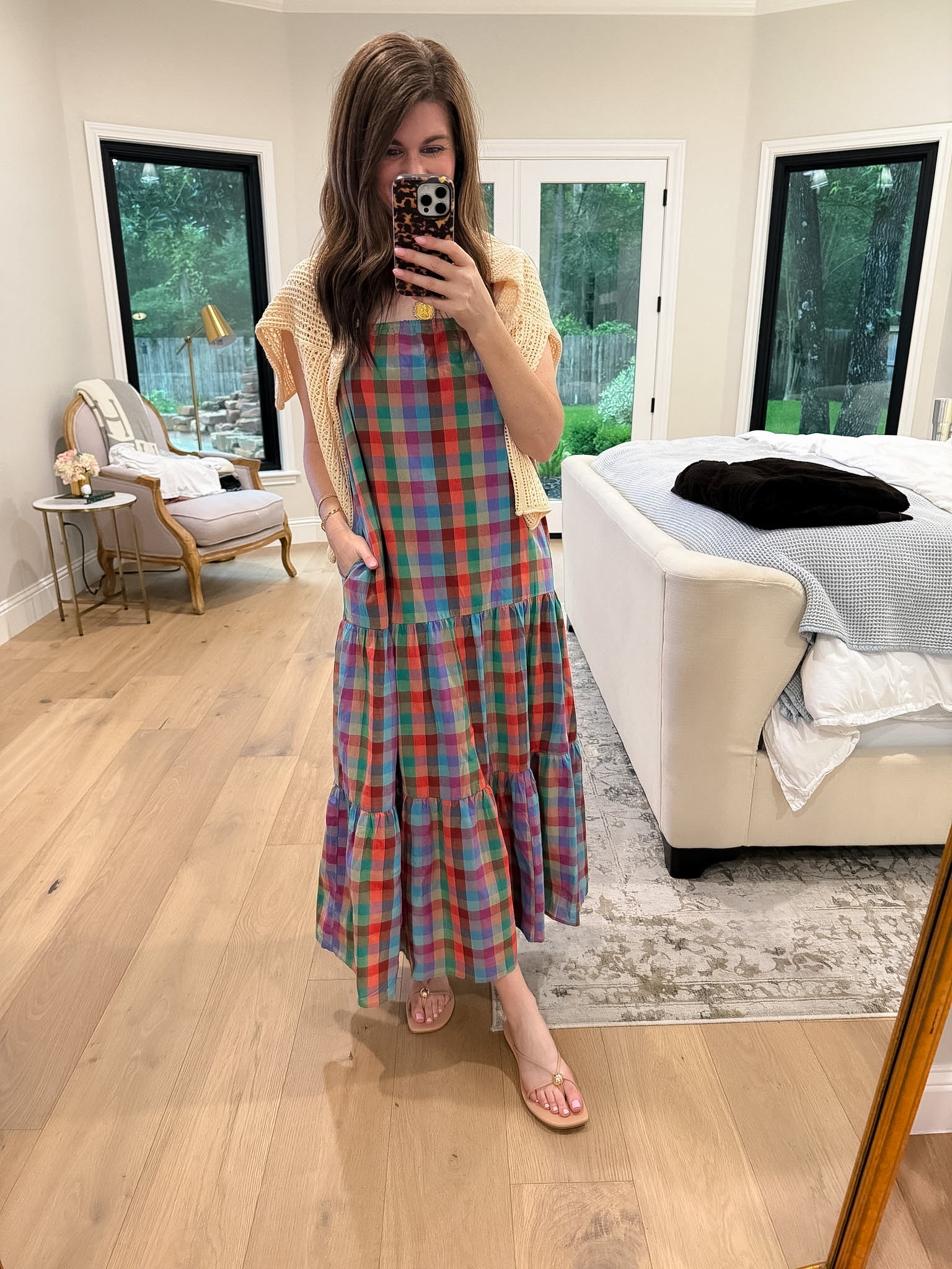 Mad for Madras Plaid Maxi Dress