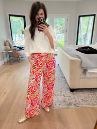 Sugarlips Elena Wide Leg Pants in Nomi Floral