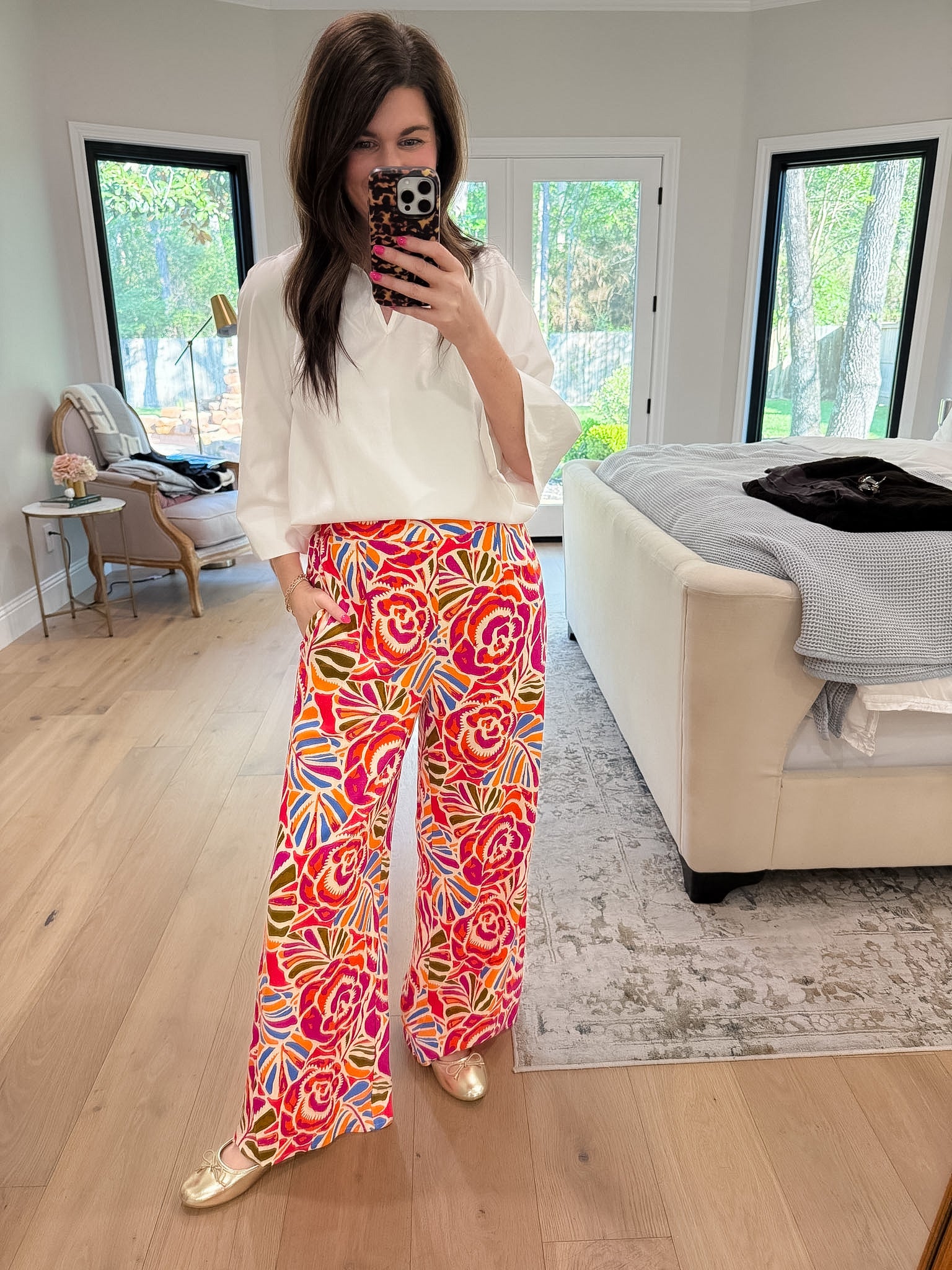 Sugarlips Elena Wide Leg Pants in Nomi Floral