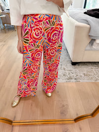 Sugarlips Elena Wide Leg Pants in Nomi Floral