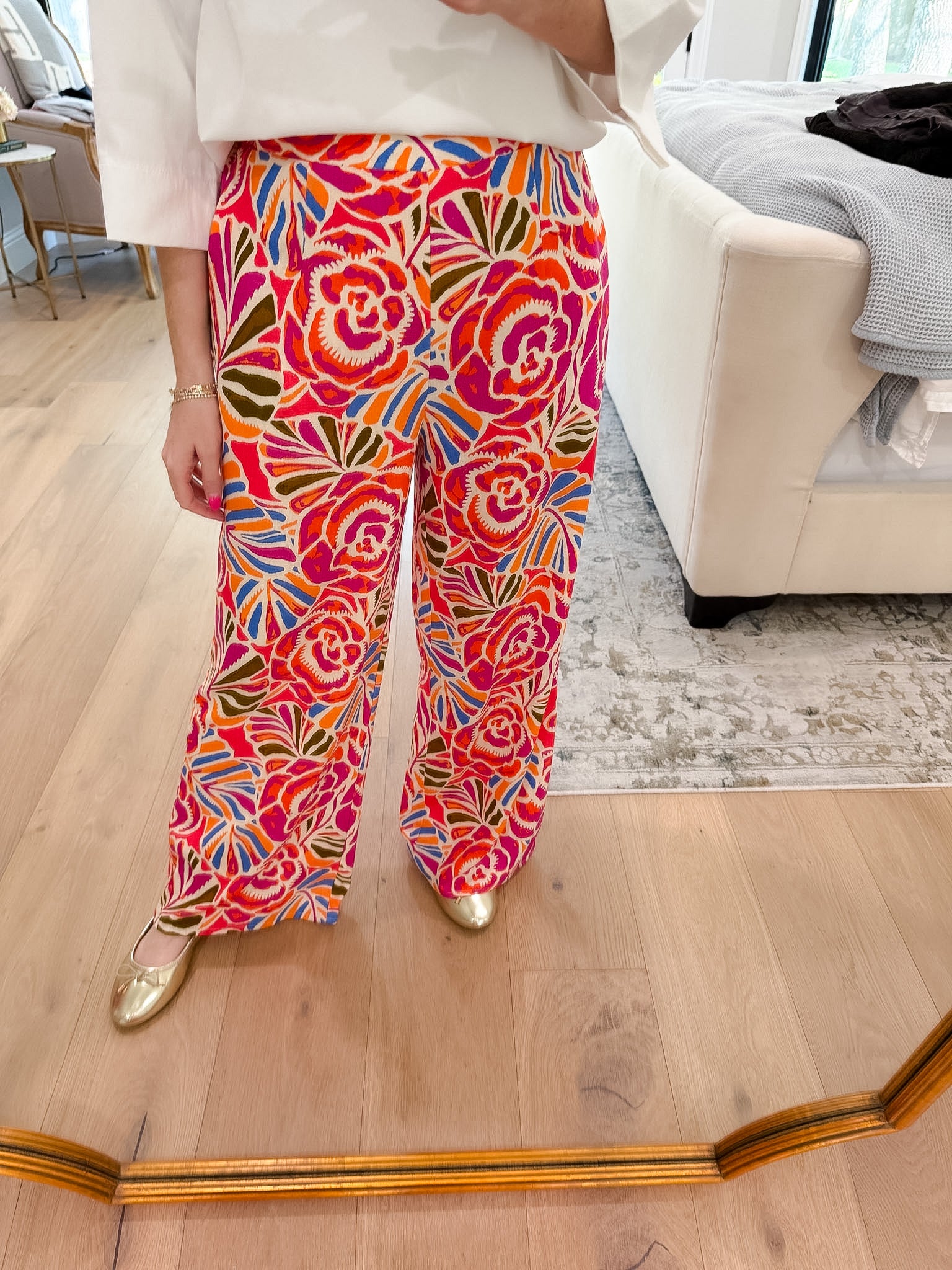 Sugarlips Elena Wide Leg Pants in Nomi Floral