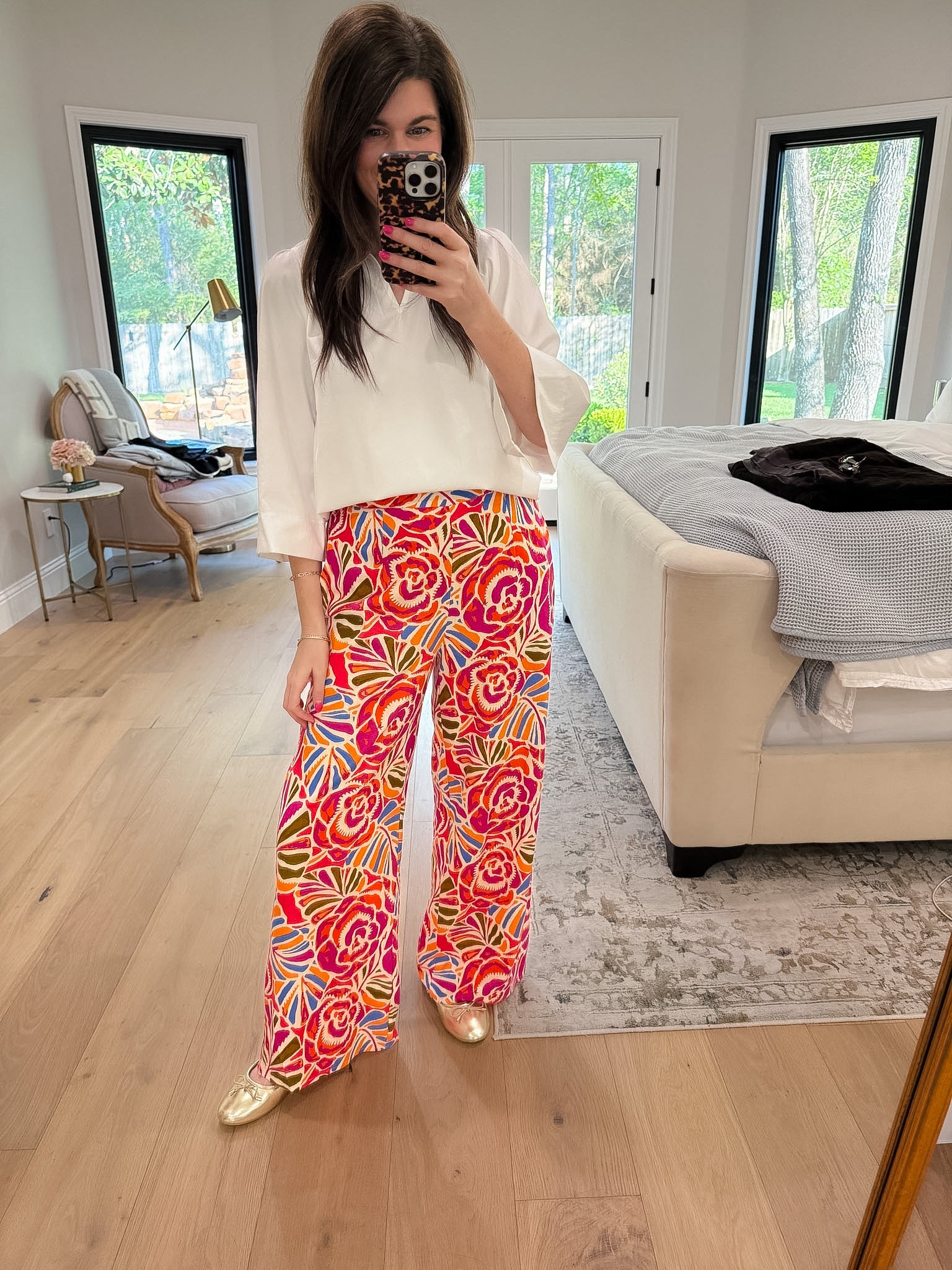 Sugarlips Elena Wide Leg Pants in Nomi Floral