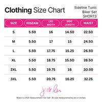 Sideline Tunic Biker Set in Black