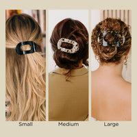 Teleties - Tortoise Large Flat Round Clip *Final Sale*