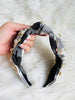 Black and White Gingham Headband *Final Sale*