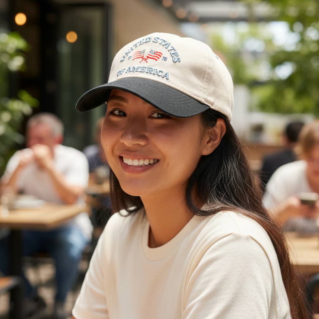 United States of America Classic Canvas Hat *Final Sale*