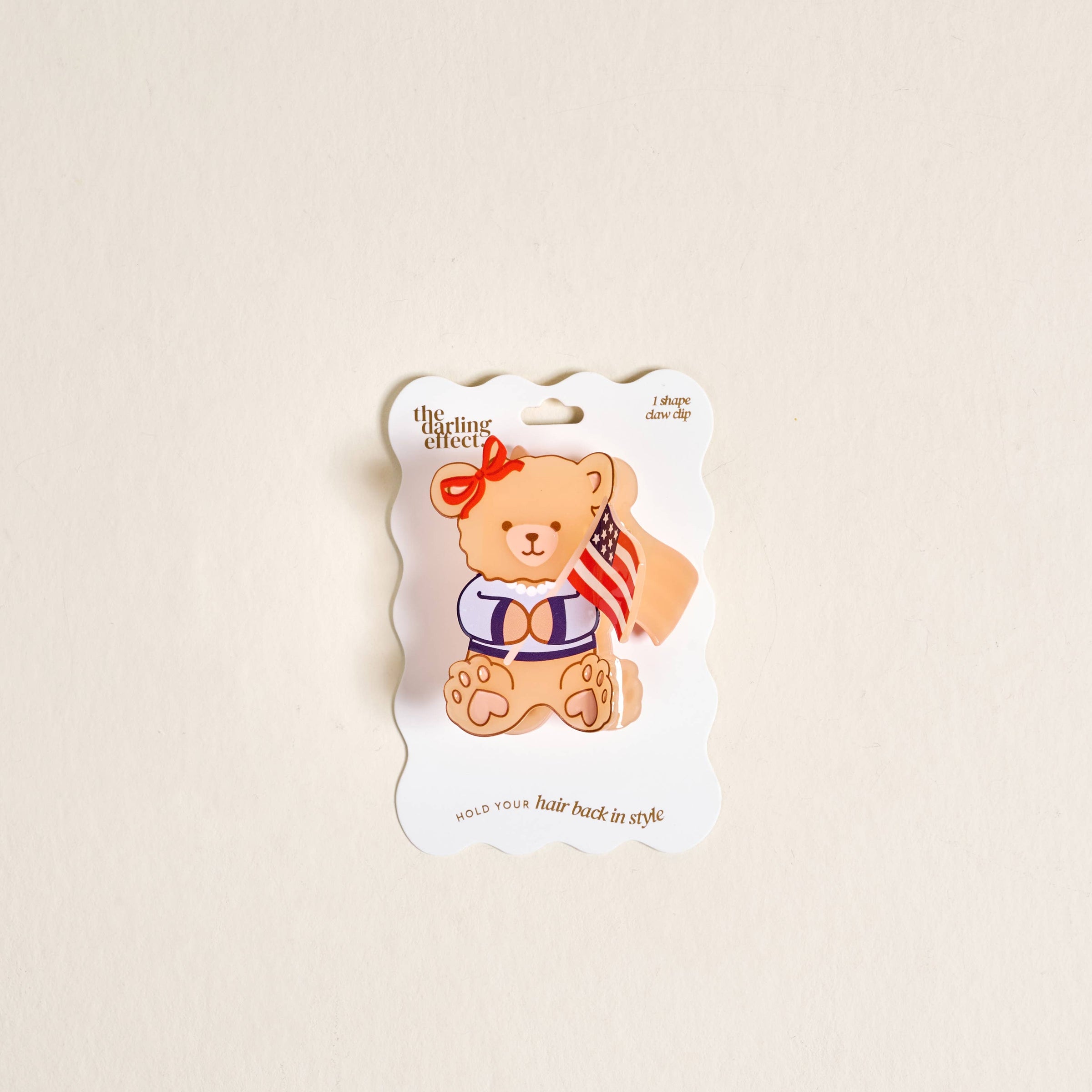 Star Spangled Bear Claw Clip *Final Sale*