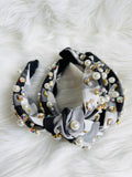 Black and White Gingham Headband *Final Sale*