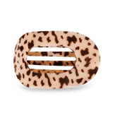 Teleties - Blonde Tortoise Large Flat Round Clip *Final Sale*