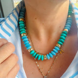 Turquoise Day Dream Beaded Necklace *FINAL SALE*