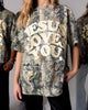 Jesus Loves You Heavyweight Camo Tee