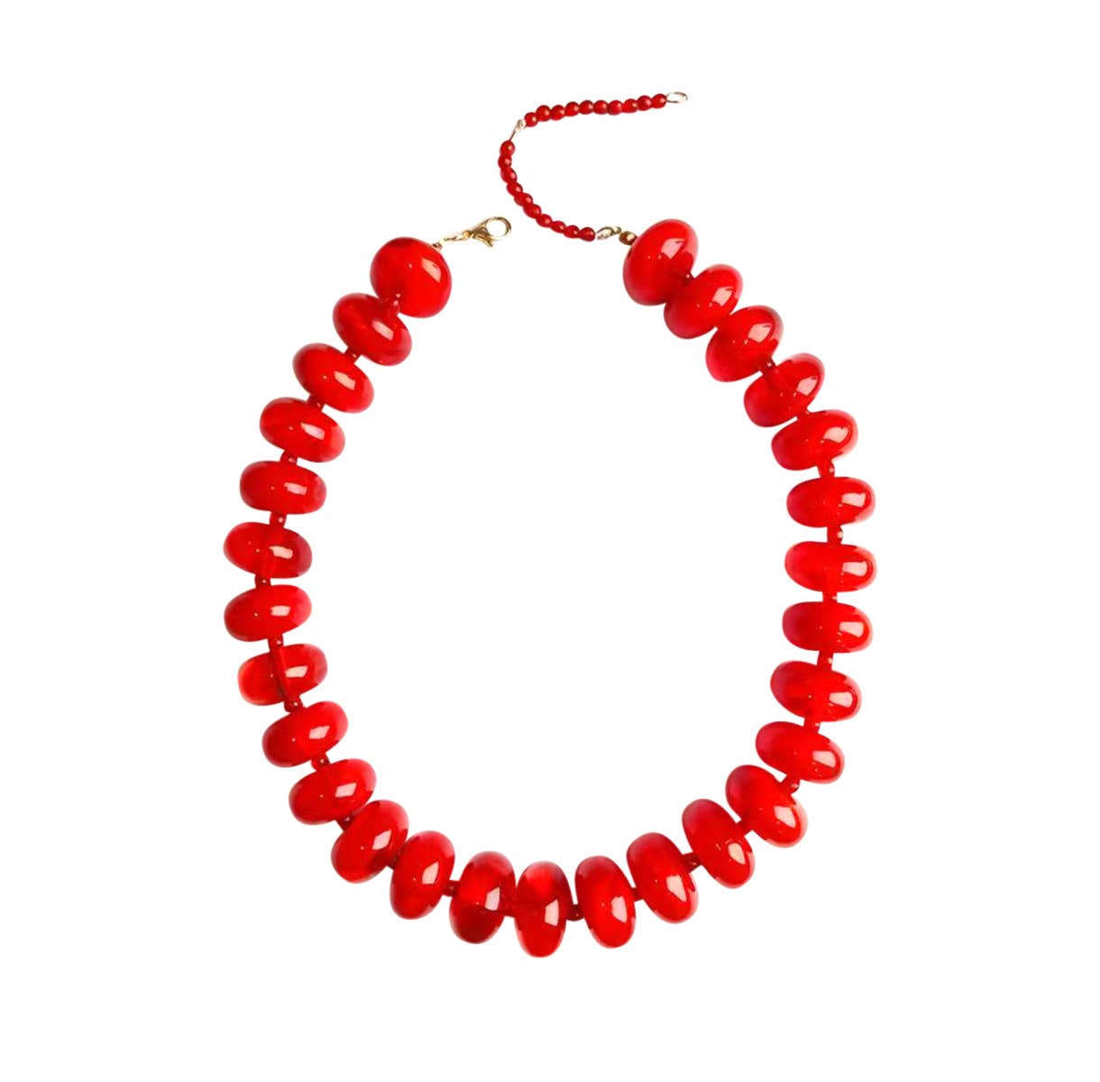 PREORDER! Bailey Beaded Necklace in Red *Final Sale*
