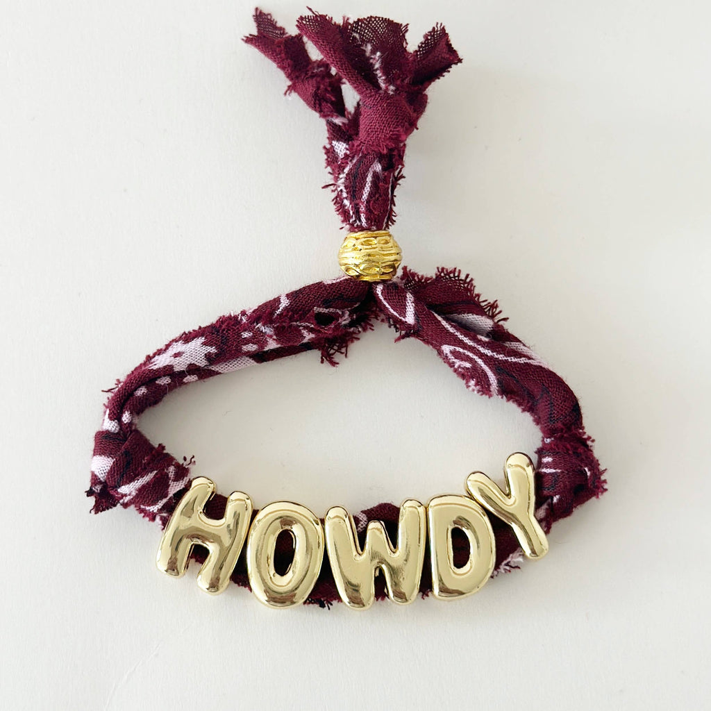 Bandana Game Day Bracelets *Final Sale*