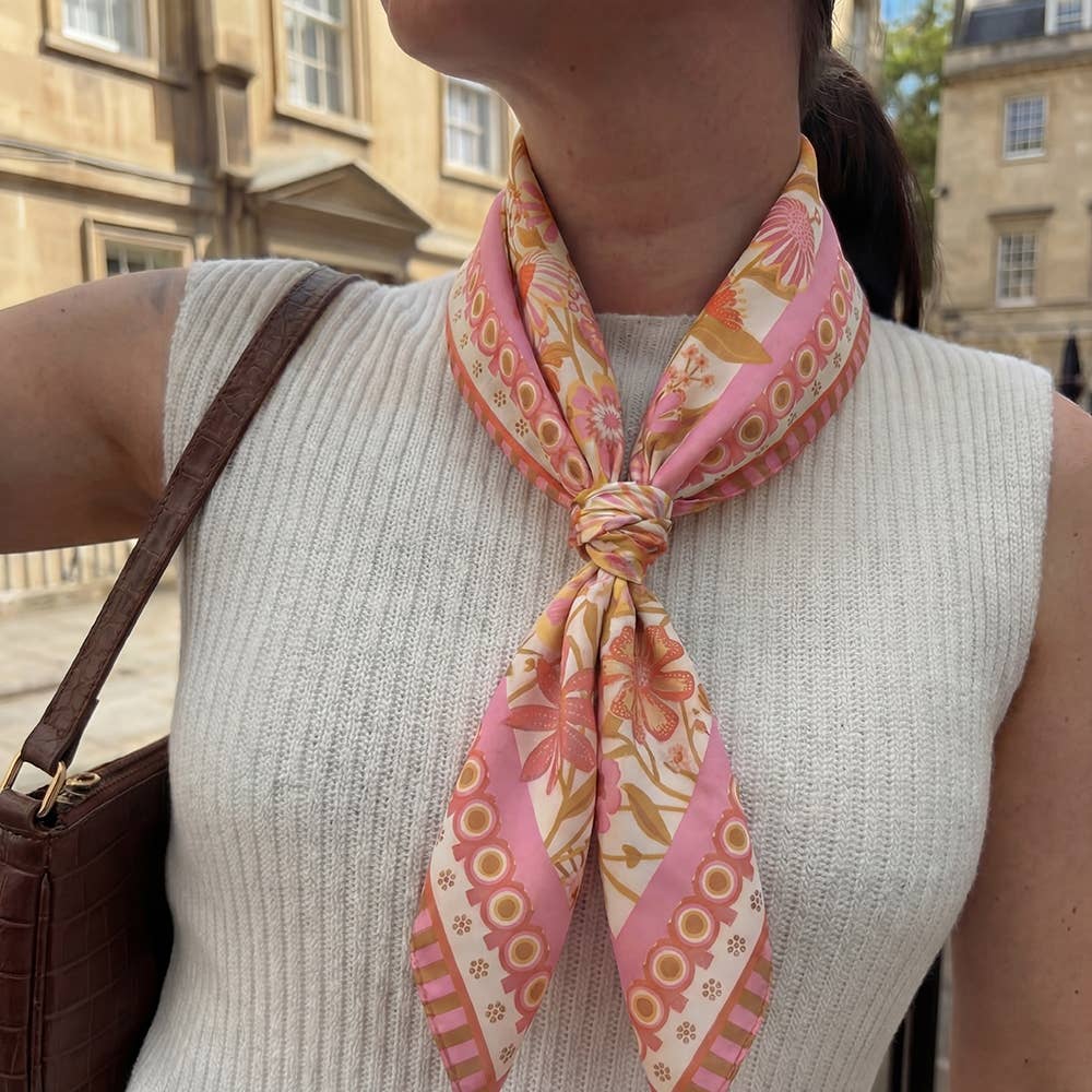 Flower Market Bandana in Pink *Final Sale*