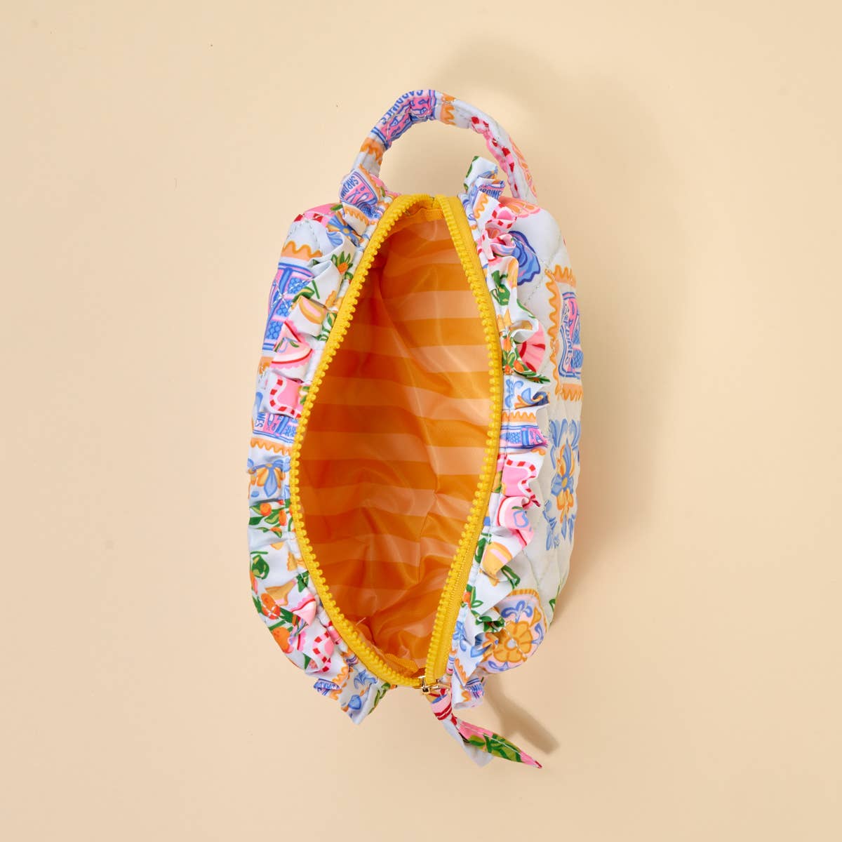 Quilted Cosmetic Pouch in Ciao Bella *Final Sale*