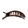 Teleties - Tortoise Large Flat Round Clip *Final Sale*