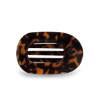Teleties - Tortoise Medium Flat Round Clip *Final Sale*