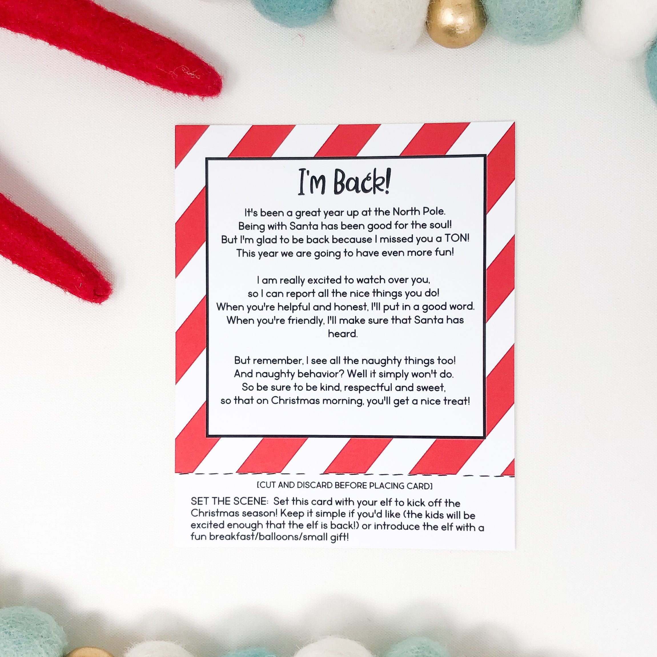 Christmas Elf Made Easy Cards *Final Sale*