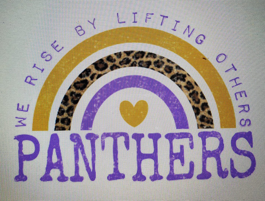 PREORDER! Panthers We Rise By Lifting Others Tee - Ships in THREE Weeks!