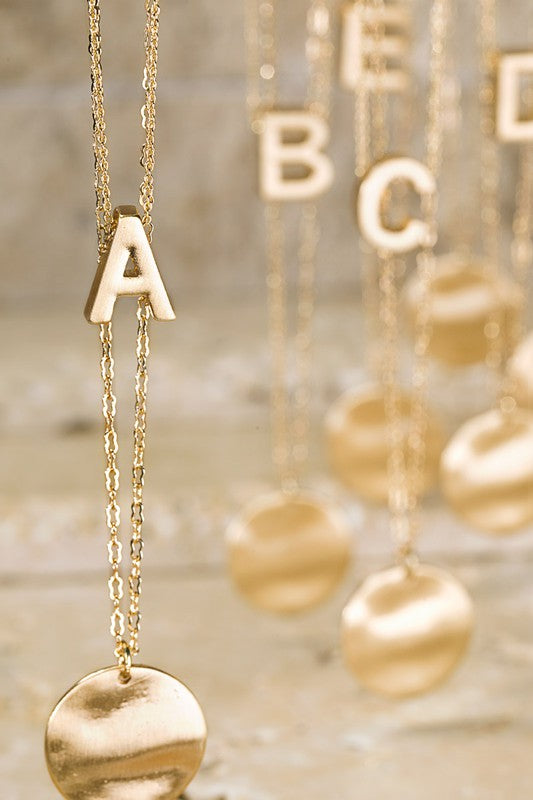 Layered Initial Necklace