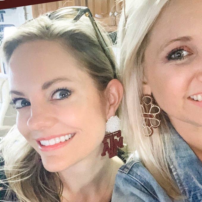 Tailgate Earrings in Whoop