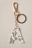 Double-Sided Snake Print Key Ring