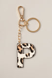 Double-Sided Leopard Key Ring
