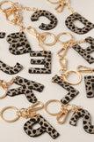 Double-Sided Leopard Key Ring