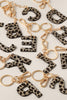 Double-Sided Leopard Key Ring