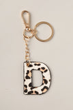 Double-Sided Leopard Key Ring