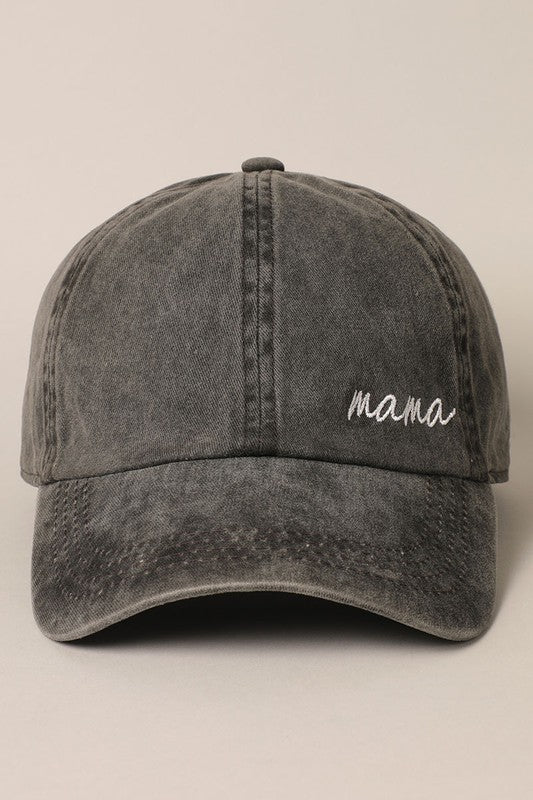 Embroidered Mama Baseball Hat