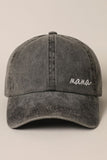 Embroidered Mama Baseball Hat