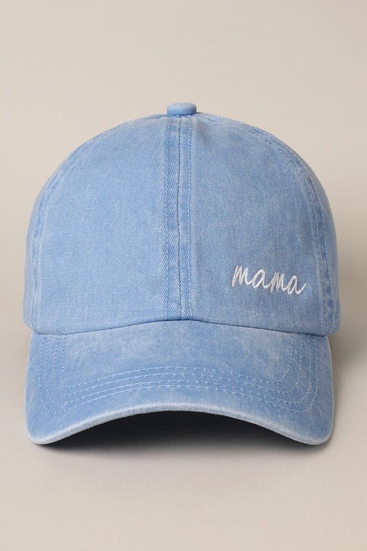 Embroidered Mama Baseball Hat