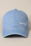 Embroidered Mama Baseball Hat