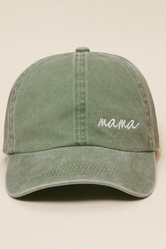 Embroidered Mama Baseball Hat