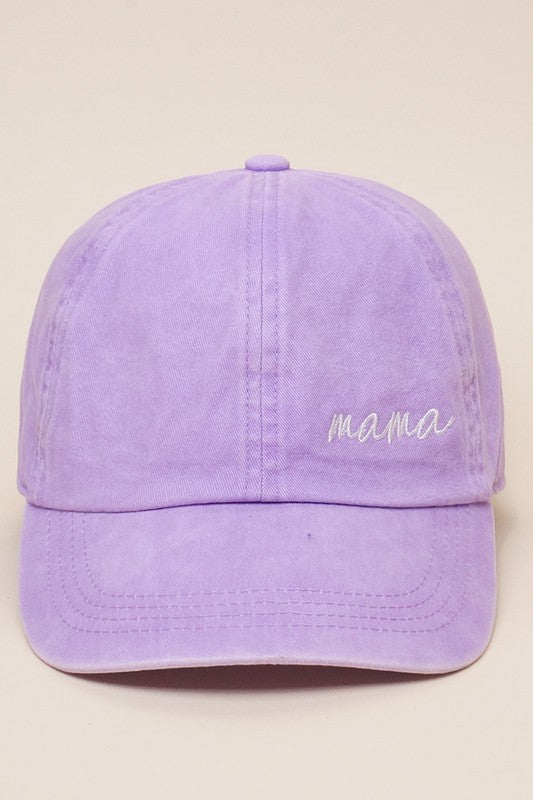 Embroidered Mama Baseball Hat