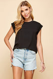 Put You First Top in Black