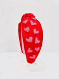 Hearts on Fire Beaded Headband