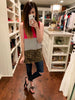 SALE! *BELLES & STEALS* Nala Tank in Fuchsia and Black