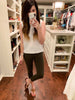 SALE! *BELLES & DOORBUSTER* Goal Setter Leggings in Olive and Black